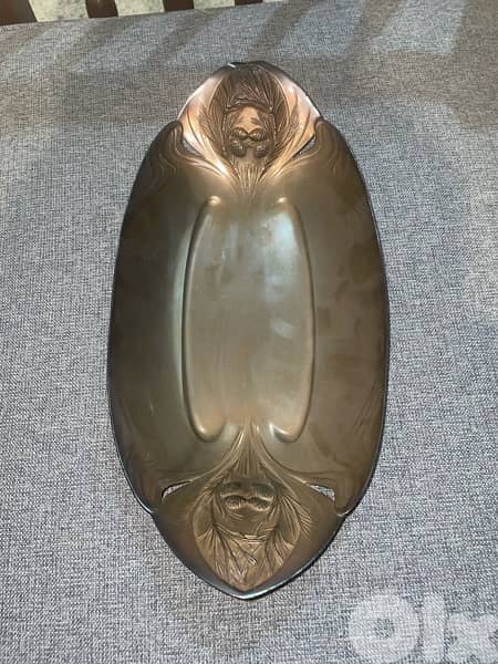 Antique Christofle coll. Gallia tray art deco approx. 1910 1