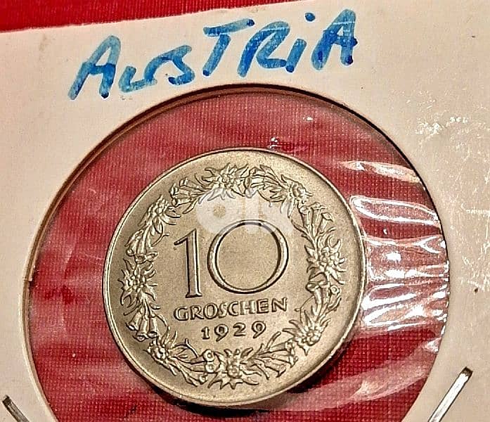 1929 Austria 10 Groschen first republic 0