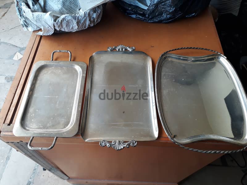 3 Silver Platers for 30$ 0