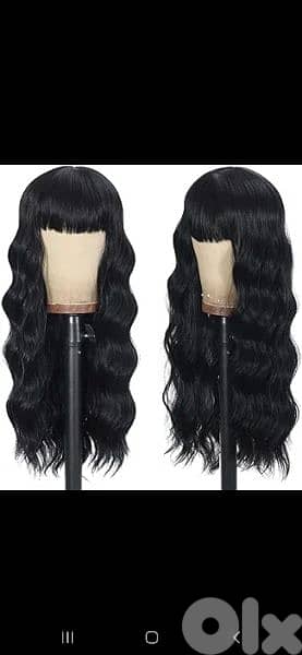 hair wig bass black byen3amalo kel chi ma 3ada elsabgha 7