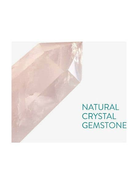 navarais/ glass water bottle with rose quarz 3