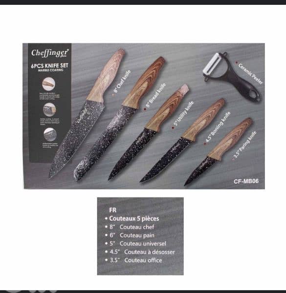 cheffinger 6pc knifes set ceramic 3