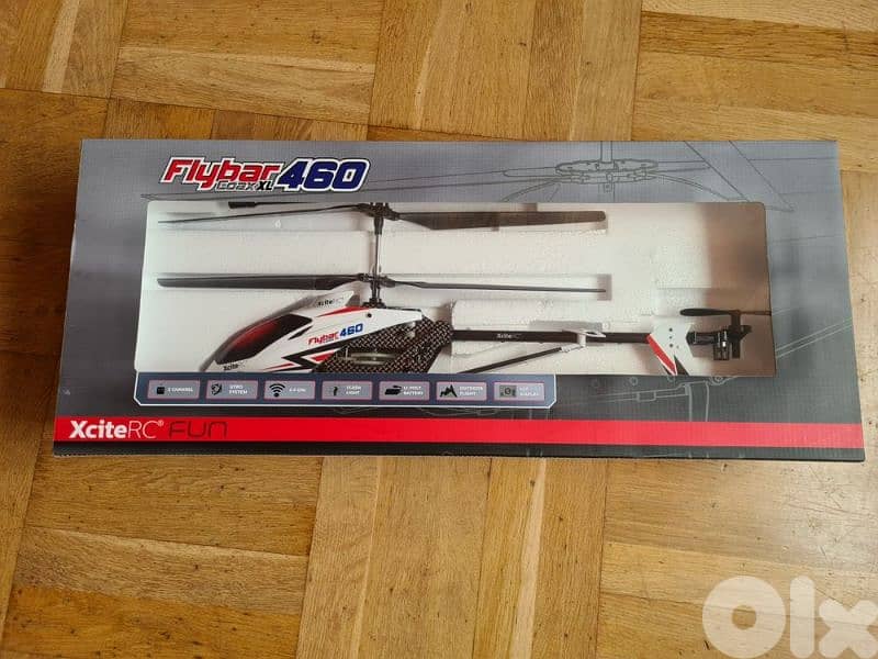 xcite coax XL 460 rc helicopter 3 channel 0