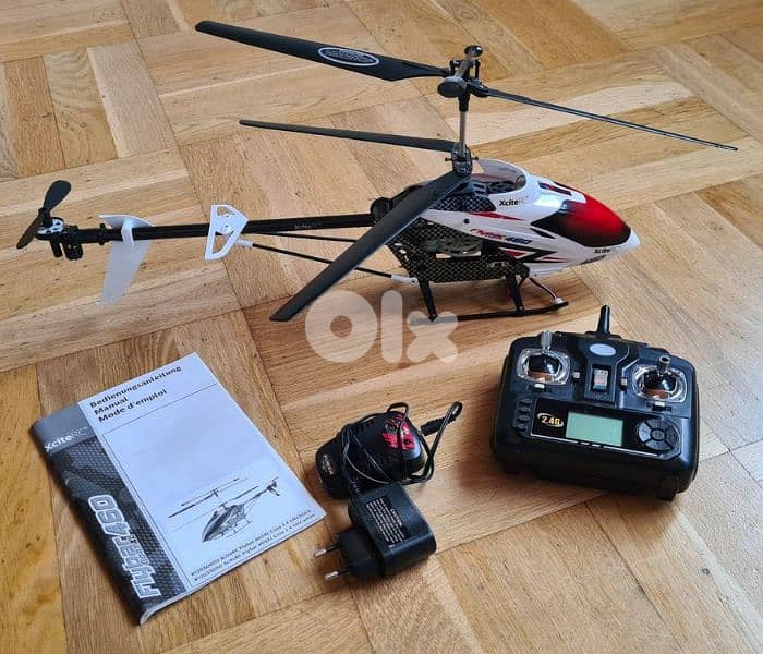 xcite coax XL 460 rc helicopter 3 channel 1