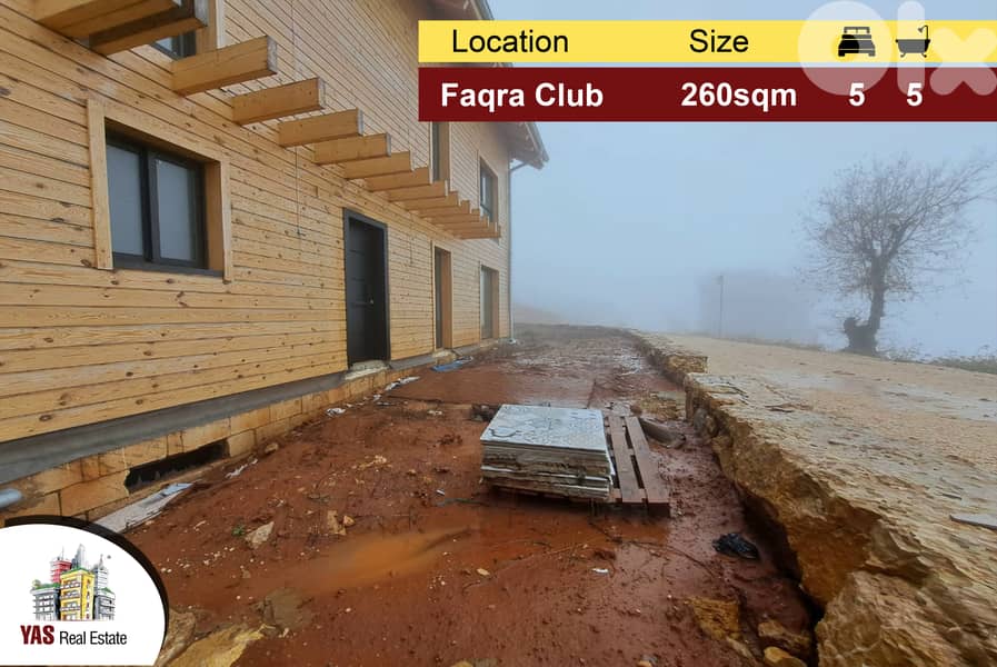 Faqra Club 260m2 | 335m2 Terrace/Garden | Log House | Brand New | DA | 0