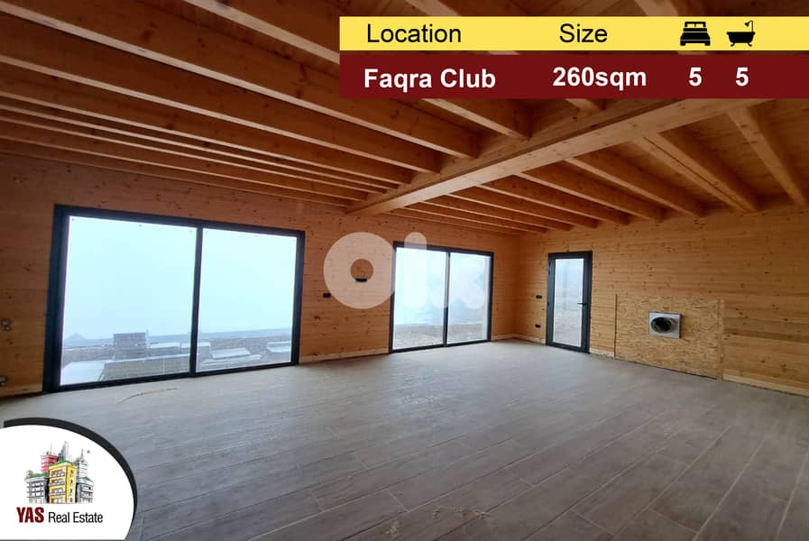 Faqra Club 260m2 | 245m2 Terrace/Garden | High-End | Private Street | 0