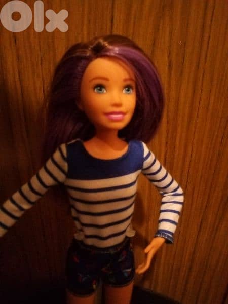 SKIPPER BABY SITTER NURSERY Mattel wearing Great doll purple hair part 1