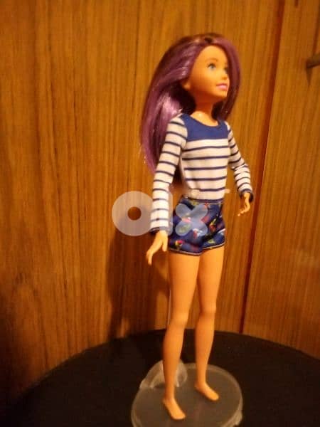 SKIPPER BABY SITTER NURSERY Mattel wearing Great doll purple hair part 5