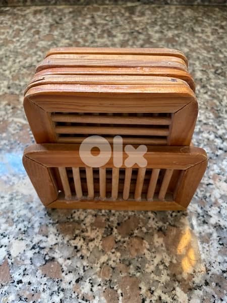 Sous verres en bois 0