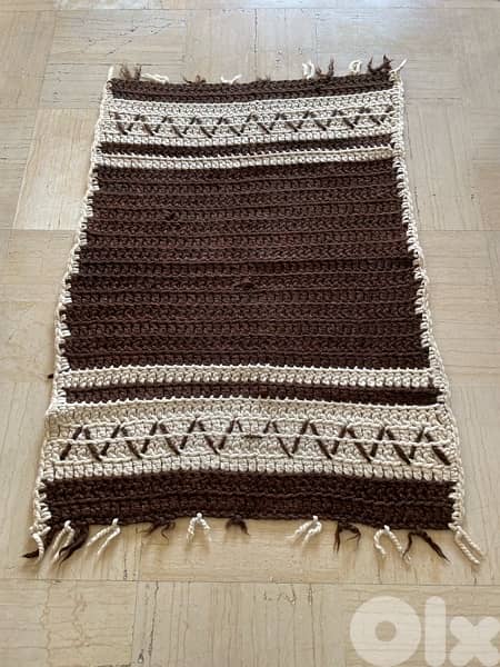 85x130cm Tapis crochet fait main 0