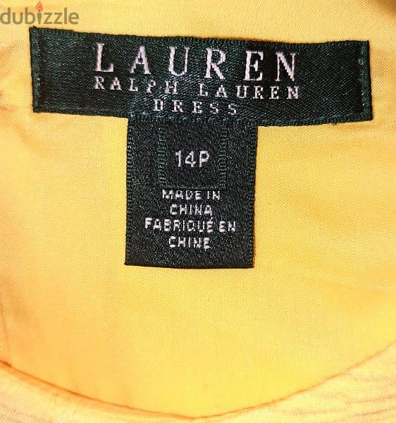 Yellow Short Dress By Ralph Lauren 4
