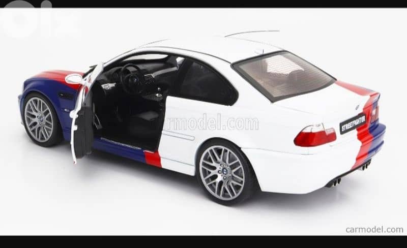 BMW M3 E46 Street fighter diecast car model 1;18 5