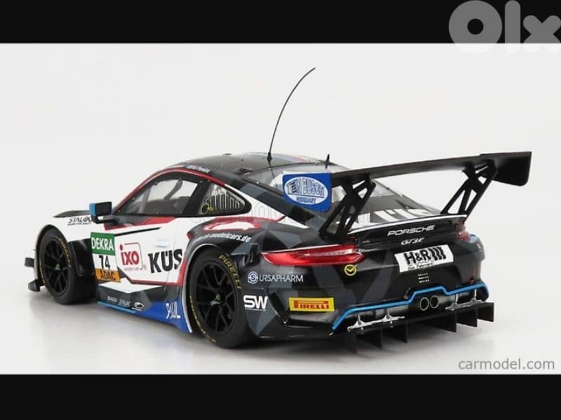 Porsche GT3 R GT Masters (2021) diecast car model 1;18 2