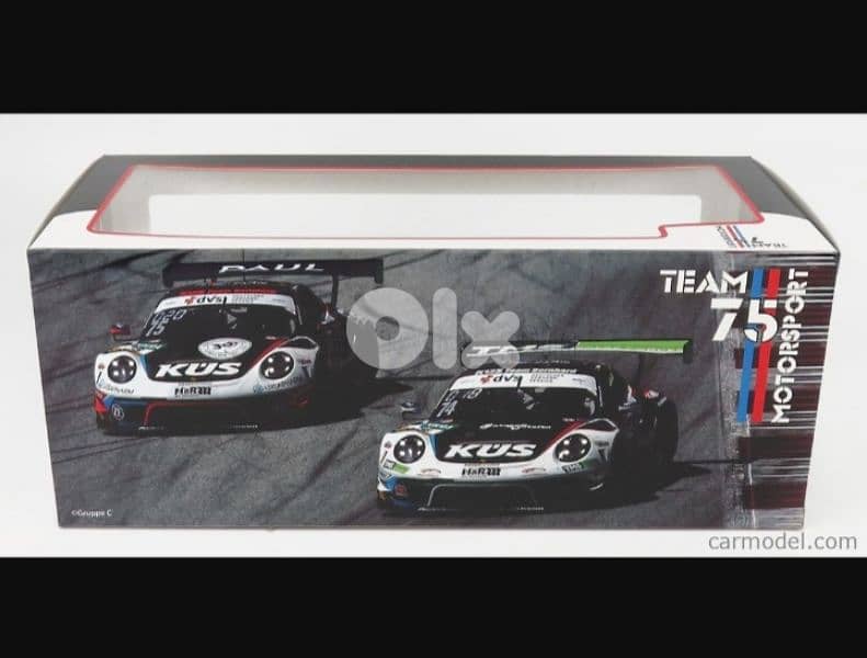 Porsche GT3 R GT Masters (2021) diecast car model 1;18 6