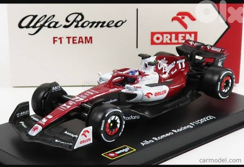 V. Bottas Alfa Romeo C42 (2022) diecast car model 1;43. 0
