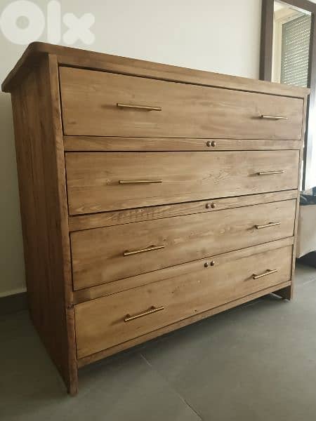special wood tray closet خزانة جوارير خشب مميز 1