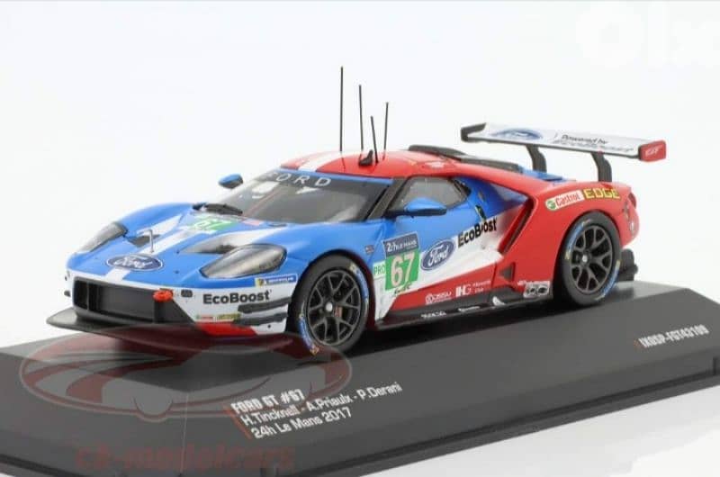 Ford GT (24h Le Mans 2017) diecast car model 1;43. 1
