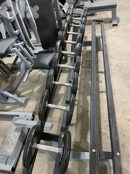 serie dambels 140 kg 7.5 tll 20 used 1