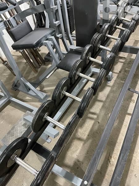 serie dambels 140 kg 7.5 tll 20 used 2