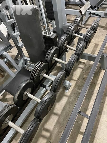 serie dambels 140 kg 7.5 tll 20 used 3