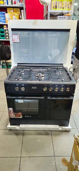 gas oven 5 burners AGI فرن غاز 1