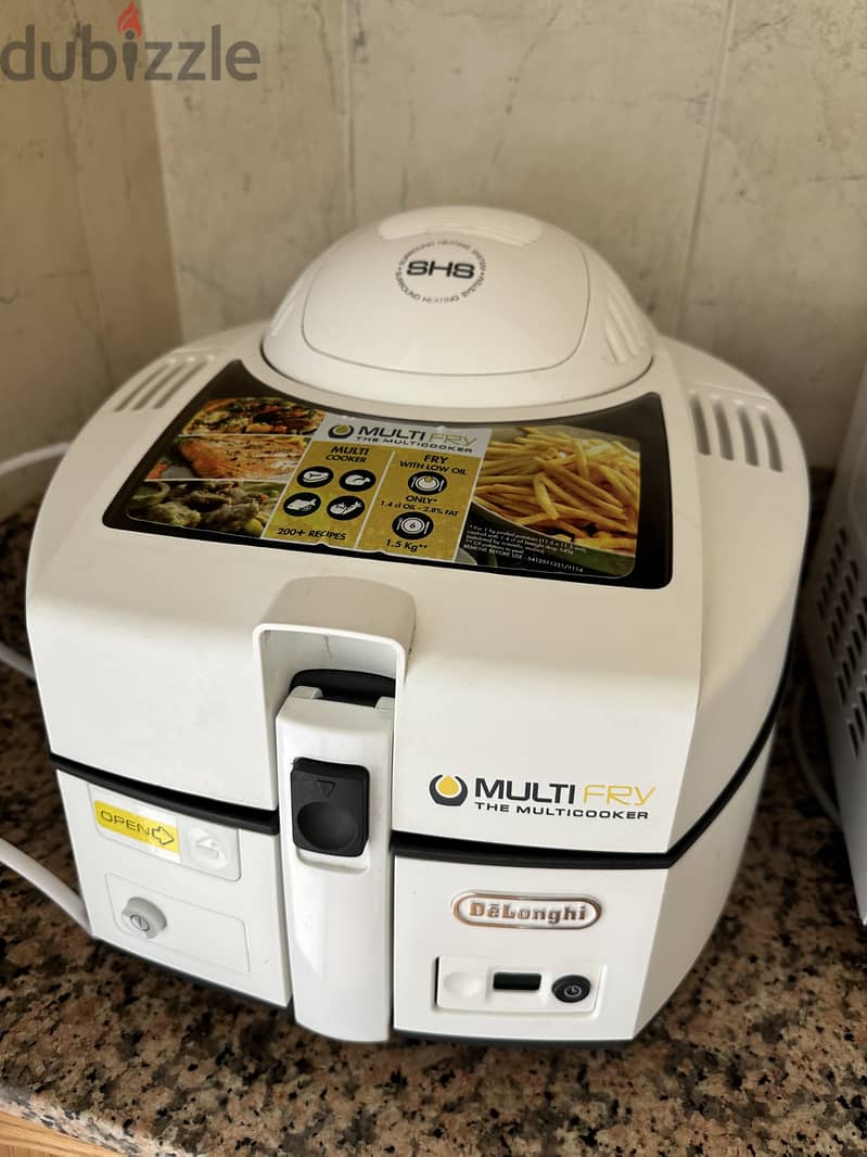 Delonghi, Multicooker and Young Low-Oil Fryer 4