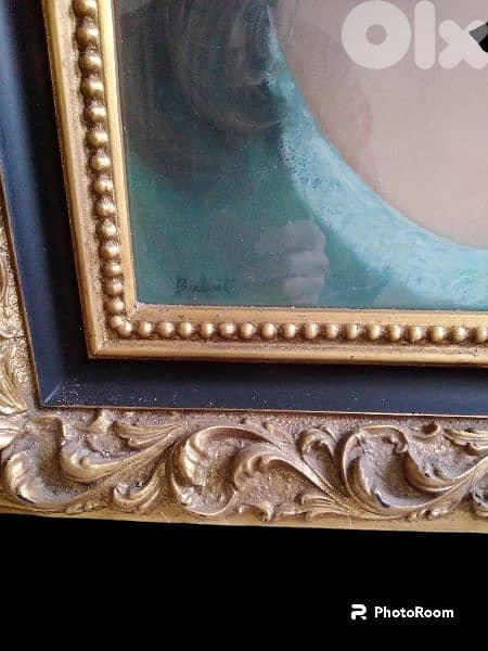 A late 19th. century French Pastel portrait by Balint 1