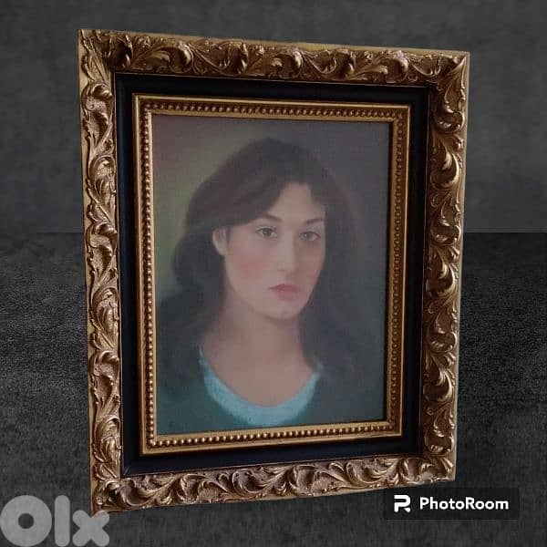 A late 19th. century French Pastel portrait by Balint 2