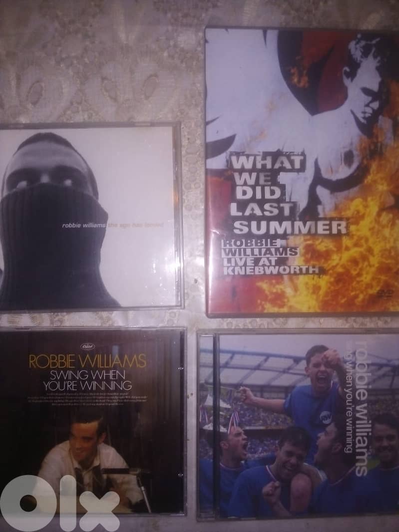 Robbie Williams 3 album cds 1 dvd collection 0