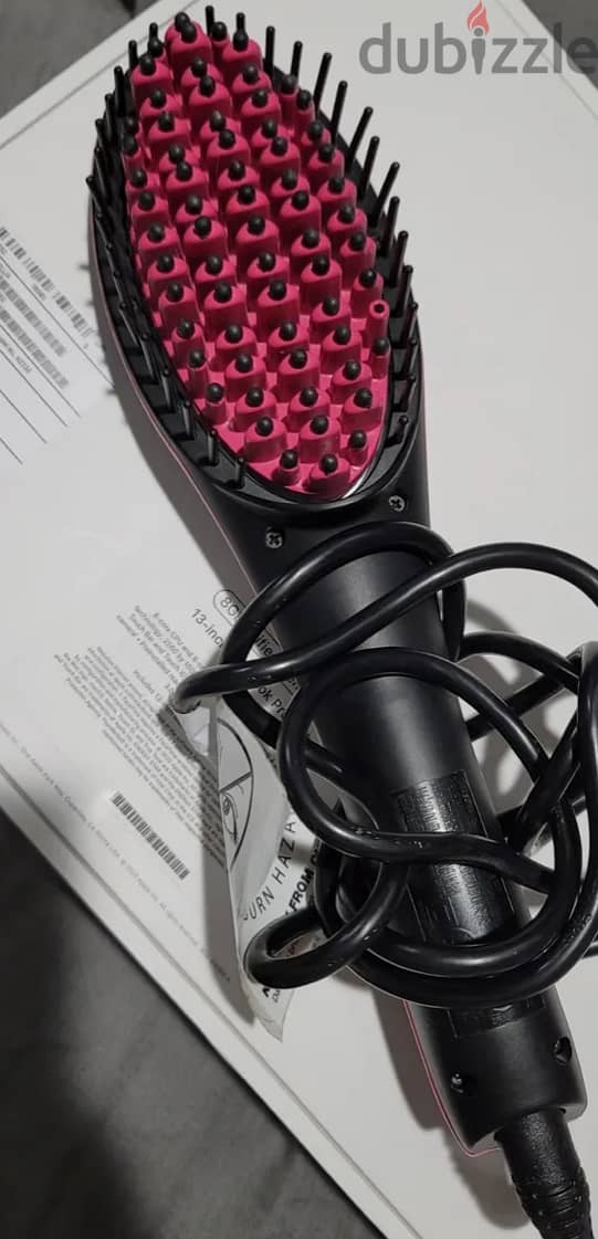 Simply Straight Ceramic Hair Straightening Brush, As Seen On TV 1