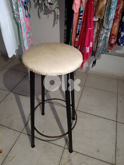 كراسي للبار او للمطعم او المنزل عدد 2 علو 78cmبرمة30cm سعر الواحد