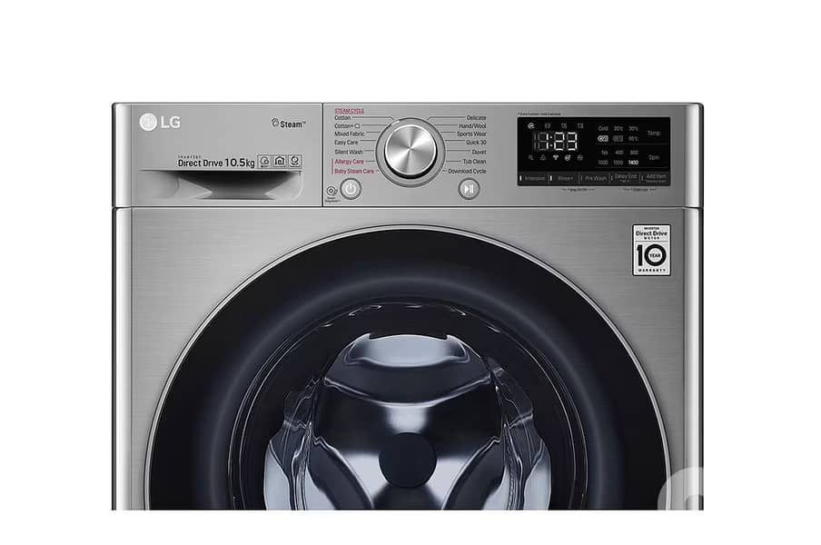 LG 10.5 Kg Inverter Washing Machine WIFI غسالة ال جي مع الذكاء الصناعي 5