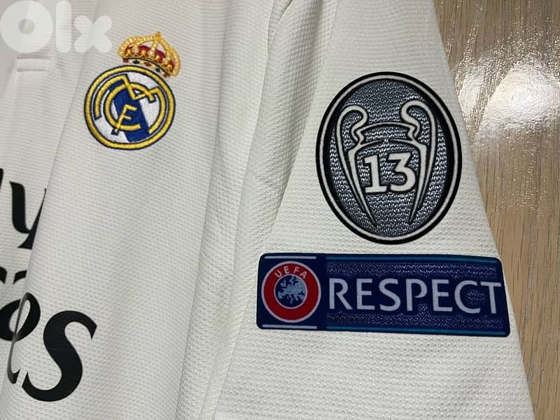 Real Madrid zineddine zidane special edition adidas full badge jersey 6