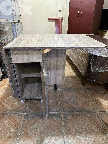 طاولة سفرة بتفتح وبتسكر بتصير 155 سم 2