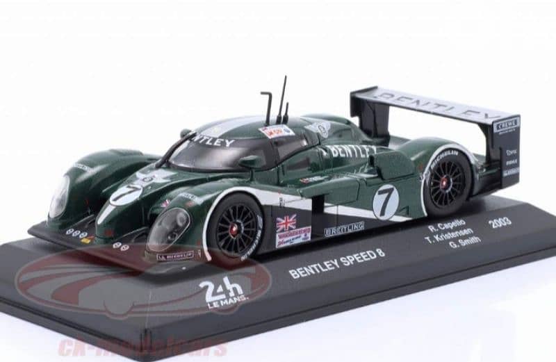 Bentley Speed 8 (24H Le Mans 2003) diecast car model 1;43. 1