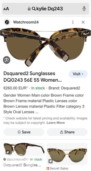 DISQUARED sunglasses size 55 great condition 9