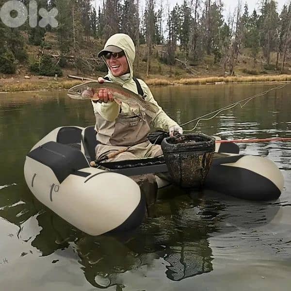 Inflatable Fishing Pontoon Boat 1