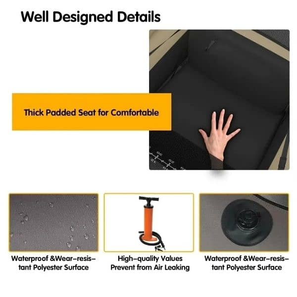 Inflatable Fishing Pontoon Boat 2