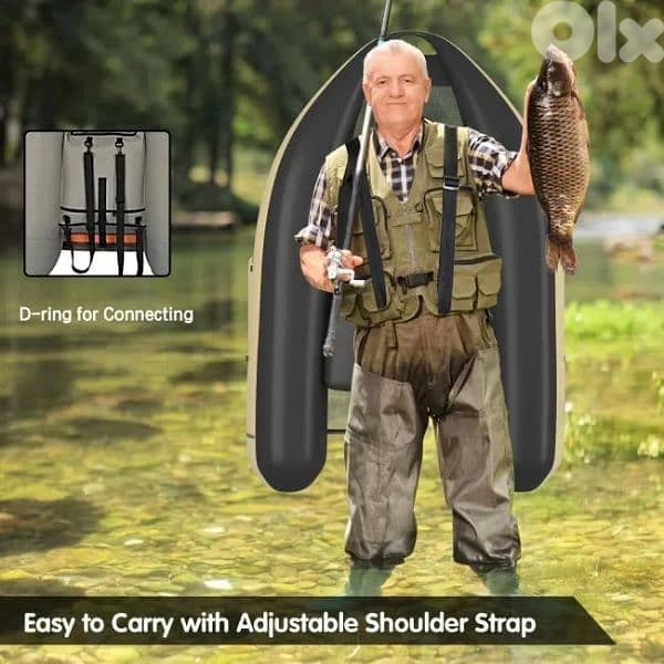 Inflatable Fishing Pontoon Boat 4