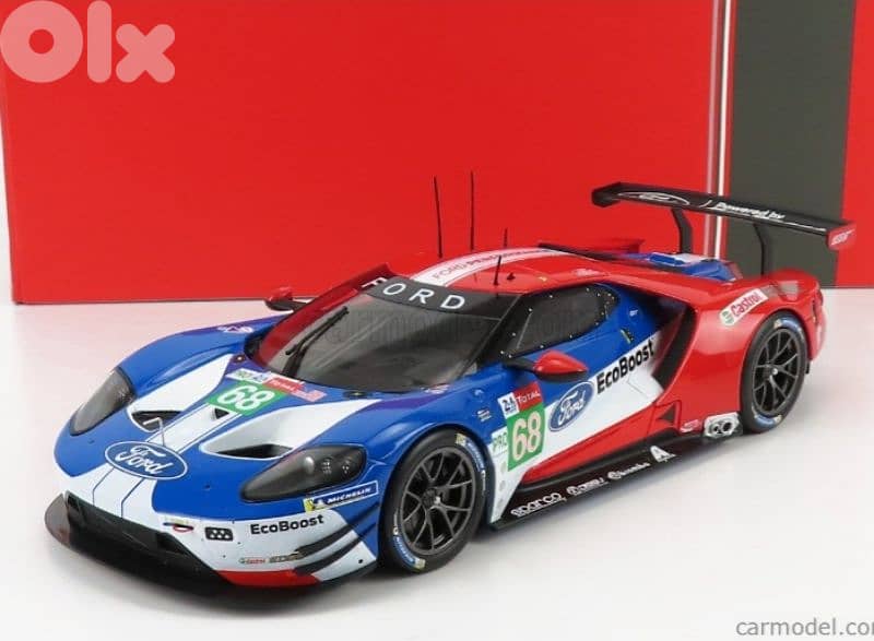 Ford GT (24H Le Mans 2019) diecast car model 1;18. 0