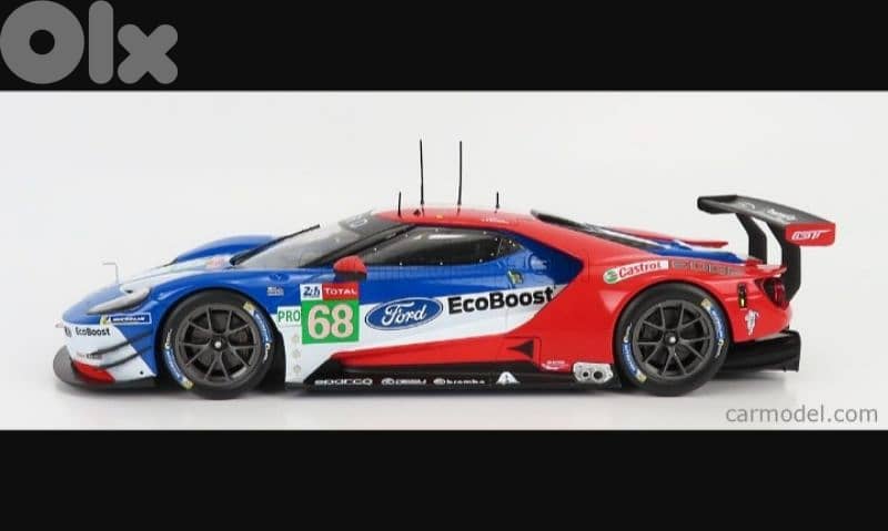 Ford GT (24H Le Mans 2019) diecast car model 1;18. 1