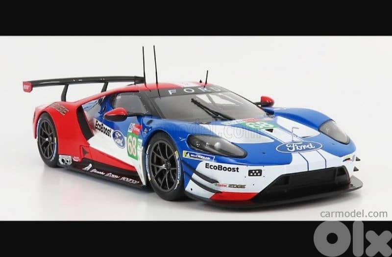 Ford GT (24H Le Mans 2019) diecast car model 1;18. 3