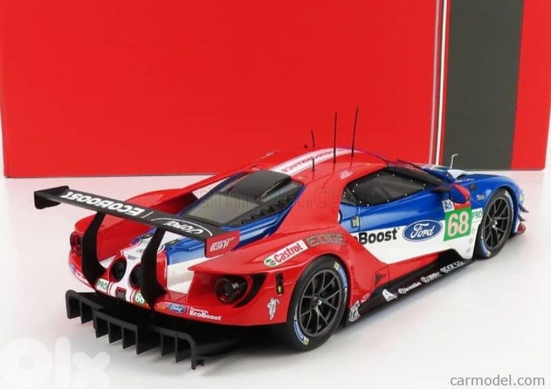 Ford GT (24H Le Mans 2019) diecast car model 1;18. 4