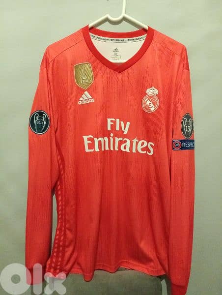Real Madrid Ronaldo Football third long sleeve Shirt 1