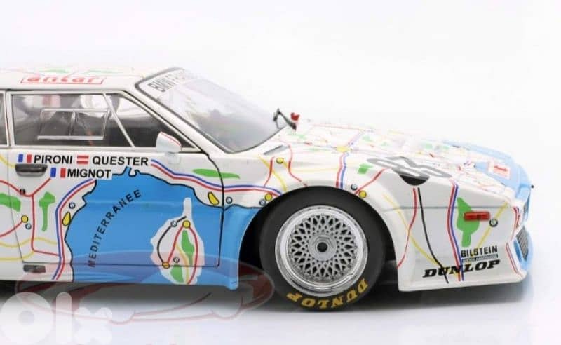 BMW M1 Procar (24h Le Mans 1980) diecast car model 1;18. 3