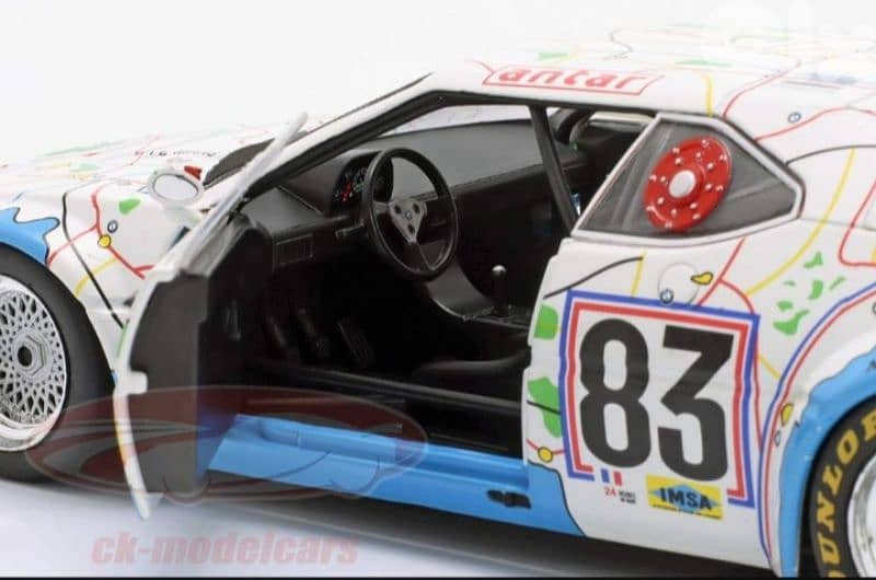 BMW M1 Procar (24h Le Mans 1980) diecast car model 1;18. 4