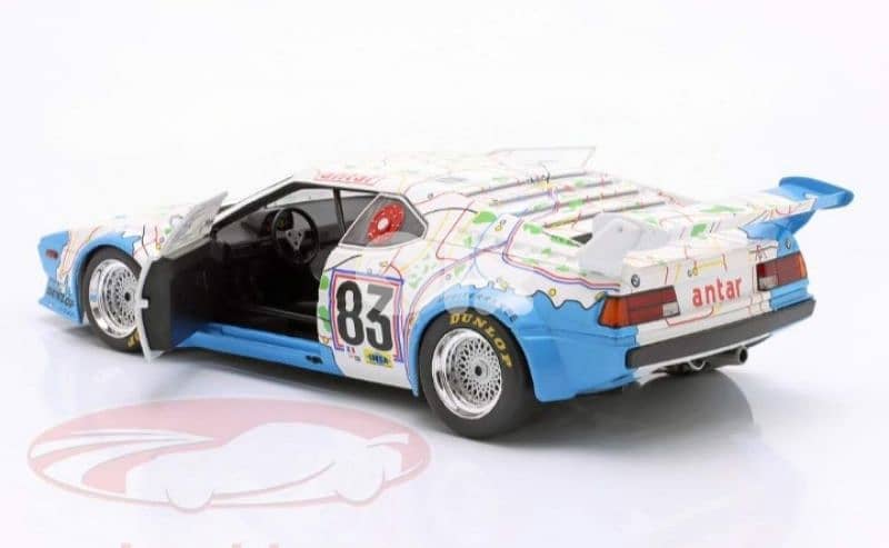 BMW M1 Procar (24h Le Mans 1980) diecast car model 1;18. 6