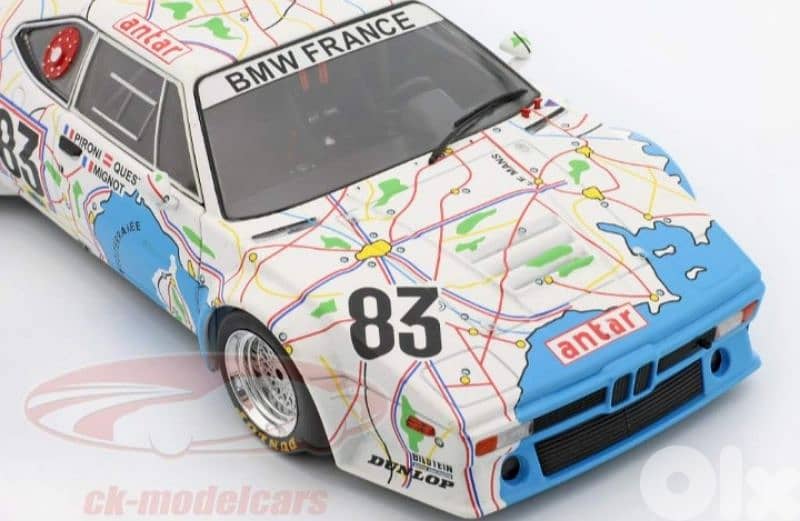 BMW M1 Procar (24h Le Mans 1980) diecast car model 1;18. 7