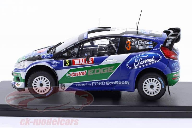 Ford Fiesta RS WRC (Rally Wales2012) diecast car model 1:24 2