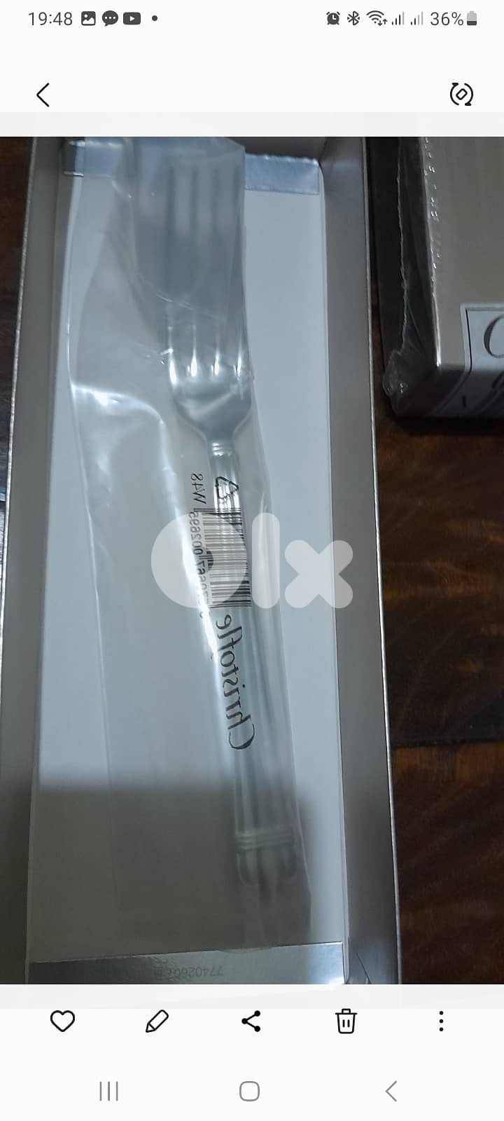 Christofle Aria Silver plated 75 pieces New set 3